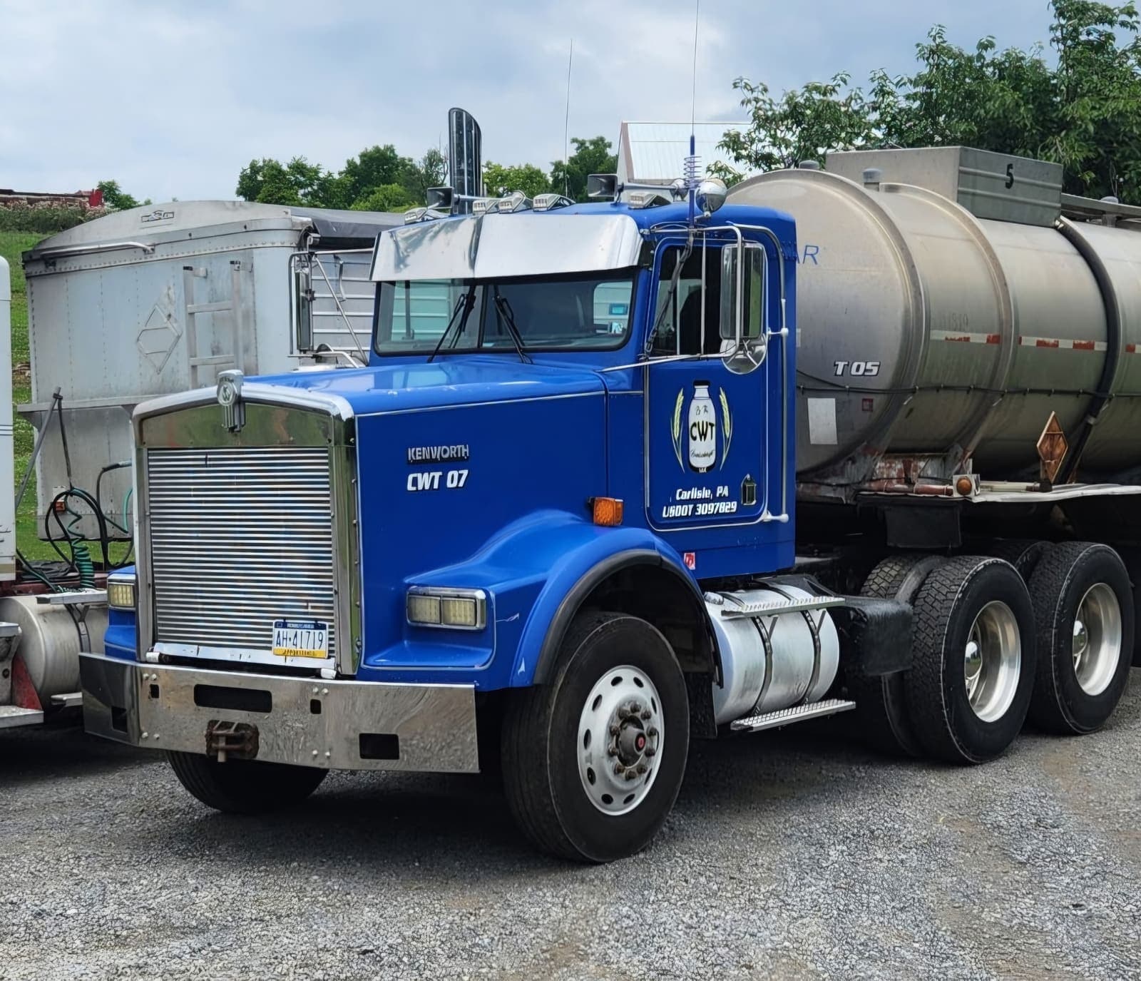 Tanker service — hauling liquid fertilizer and other bulk liquids.