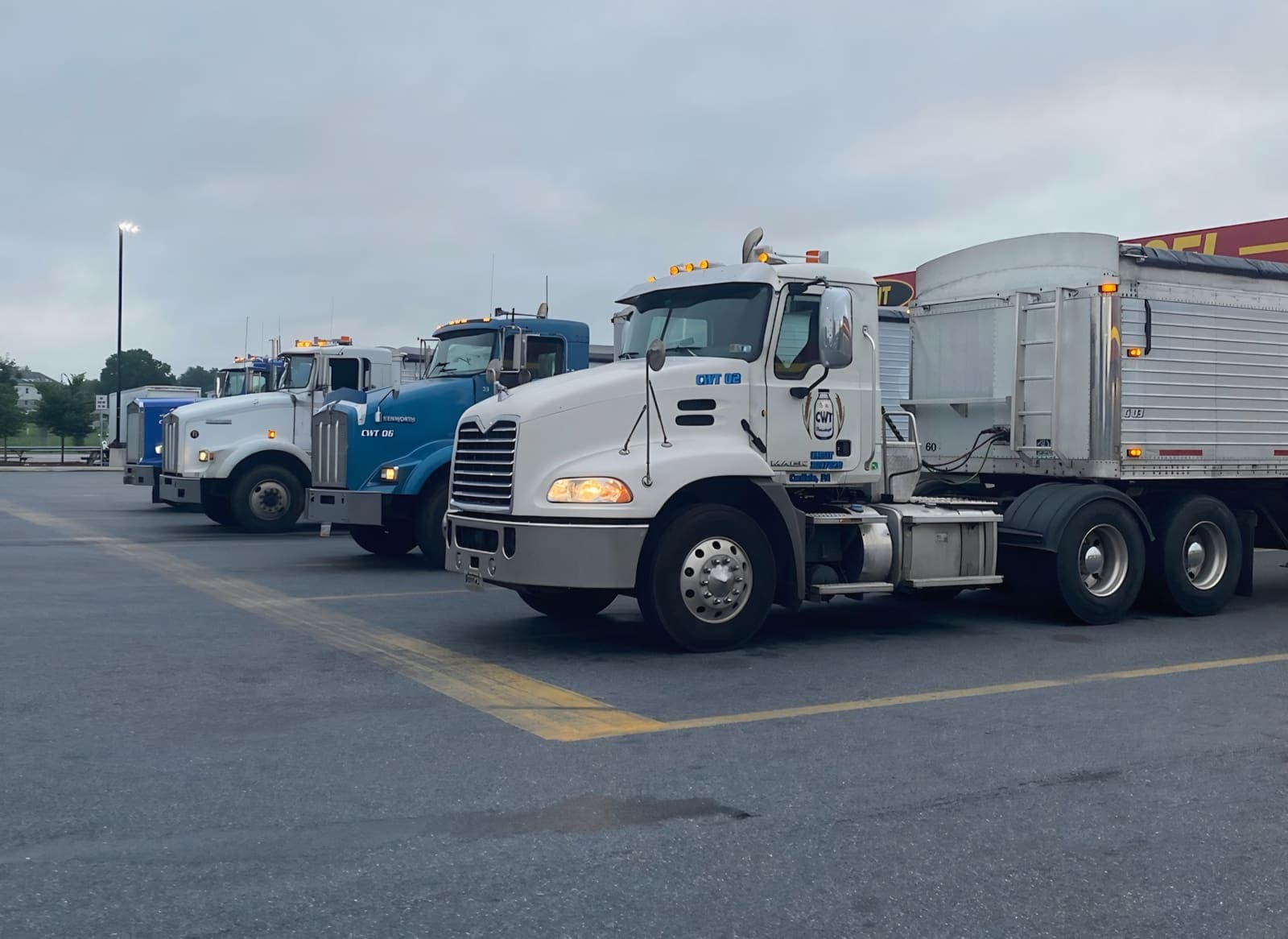Part of our fleet, ready for the day.